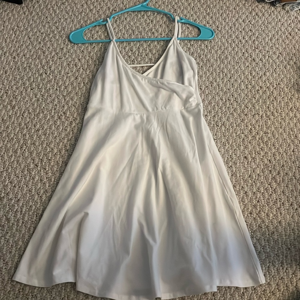White Spaghetti Strap Dress